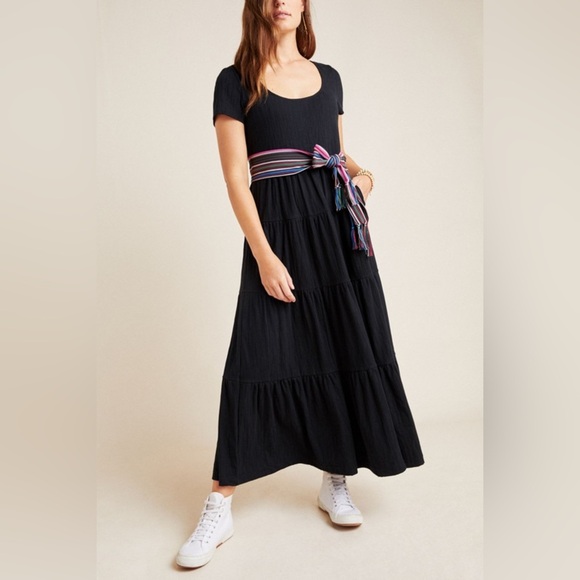 Anthropologie Maeve Gillian Tiered Maxi Dress Size XS - Picture 6 of 10